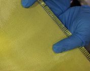 カーボン繊維の複合材料の防弾アラミドの黄色い生地1000d 200GSM
