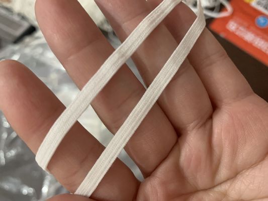 編みこみの平たい箱3.0mmの汚染のマスクのゴムのひも
